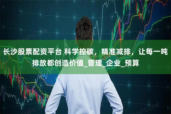 长沙股票配资平台 科学控碳，精准减排，让每一吨排放都创造价值_管理_企业_预算